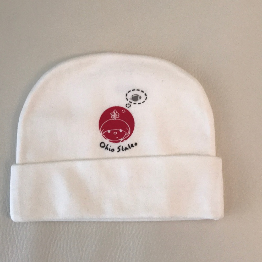 Ohio State newborn cap Size OS